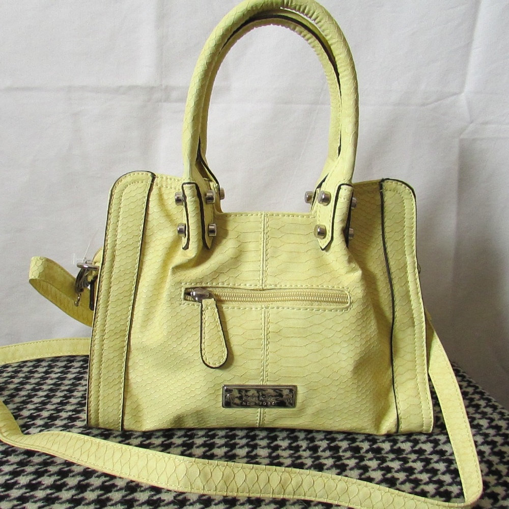 Nicole Miller Chelsea Satchel in "Sunshine Lemon Yellow"